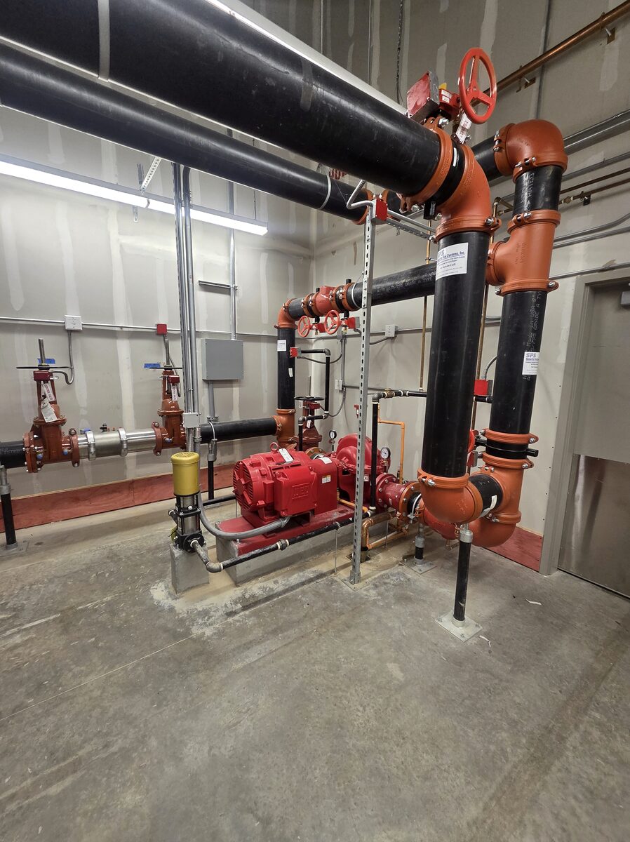 The store's fire pump room