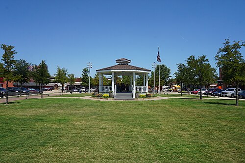 Carrollton, Texas — historic downtown gazebo