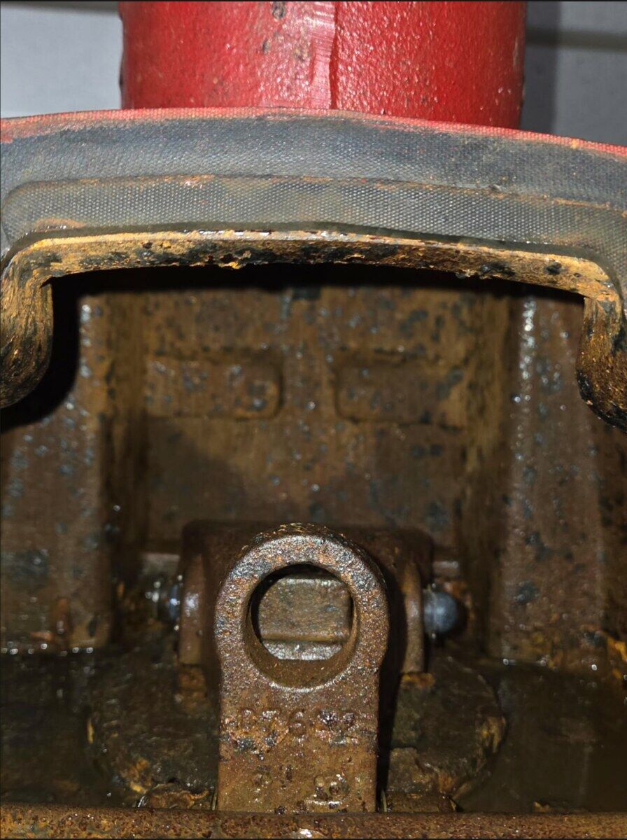 After: dry valve serviced and clean during the 5-year inspection